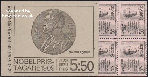 (image for) 1969 Nobel Prize Winners of 1909 5.50 Kr (Booklet)
