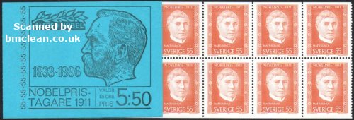 (image for) 1971 Nobel Prize Winners of 1911 5.50 Kr (Booklet)