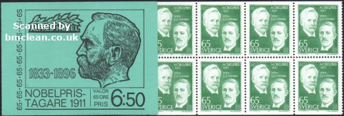 (image for) 1971 Nobel Prize Winners of 1911 6.50 Kr (Booklet)