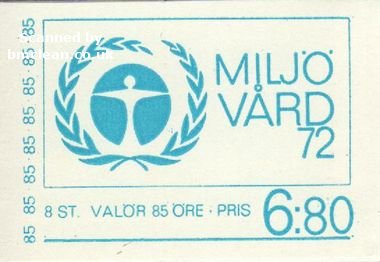 (image for) 1972 UN Environment Conservation 6.80 Kr (Booklet)