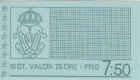 (image for) 1973 Gustaf VI Adolf 7.50 Kr (Booklet)