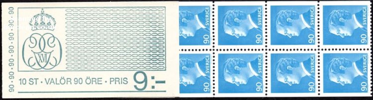(image for) 1975 Carl XVI Gustav 9.00 Kr (Booklet)