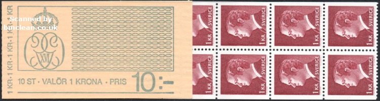 (image for) 1976 Carl XVI Gustav 10.00 Kr (Booklet)