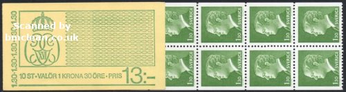 (image for) 1978 Carl XVI Gustav 13.00 Kr (Booklet)