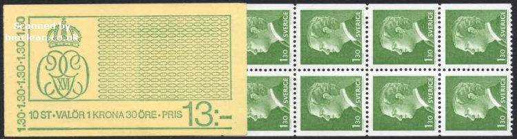 (image for) 1978 Carl XVI Gustav 13.00 Kr (Booklet)