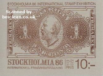 (image for) 1983 Stockholmia 86 1st Issue (Booklet)
