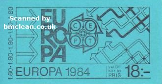 (image for) 1984 Europa - Bridge (Booklet)
