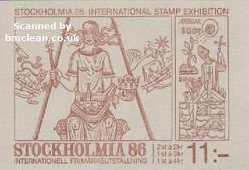 (image for) 1985 Stockholmia 86 - 3rd issue (Booklet)