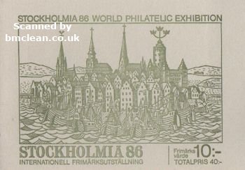 (image for) 1986 Stockholmia 86 - 5th issue (Booklet)