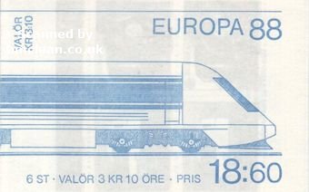 (image for) 1988 Europa - Transport (Booklet)