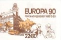 (image for) 1990 Europa - Post Offices (Booklet)