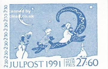 (image for) 1991 Christmas Stamps (Booklet)