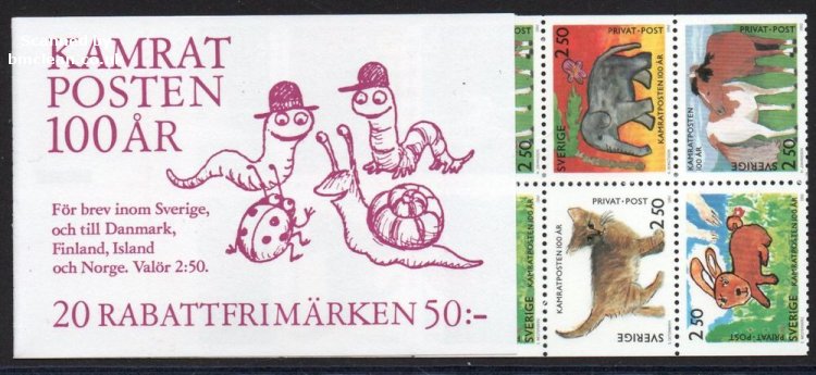 (image for) 1992 Kamratposten Centenary (Booklet)