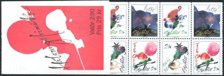 (image for) 1993 Greetings Stamps (Booklet)
