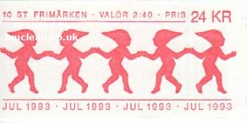 (image for) 1993 Christmas Stamps (Booklet)