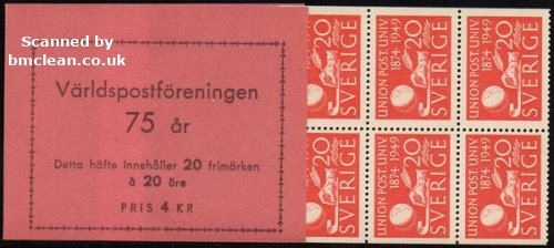 (image for) 1949 U.P.U. 4 Kr (Booklet)