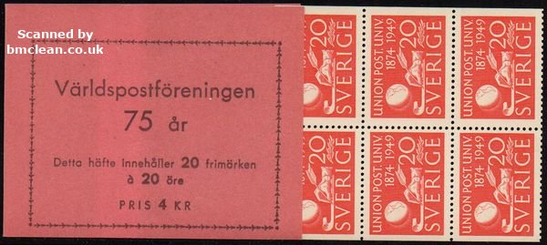 (image for) 1949 U.P.U. 4 Kr (Booklet)