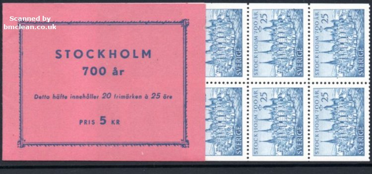 (image for) 1953 Anniversary of Stockholm (Booklet)