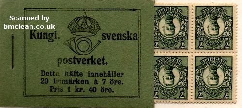 (image for) 1918 Gustaf V 1.40 Kr (Booklet)