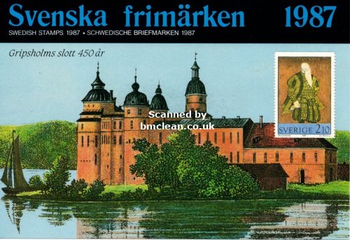 (image for) 1987 Swedish Stamp Year Pack