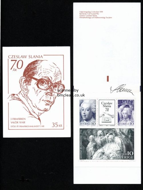 (image for) 1991 Czeslaw Slania - Signed Booklet