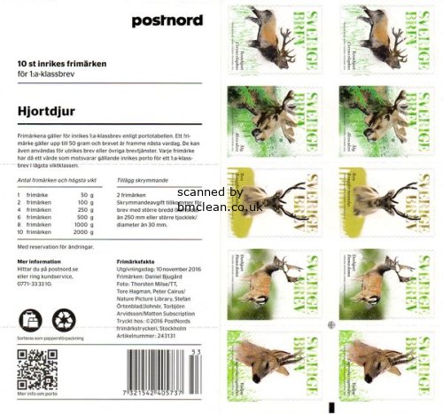 (image for) 2016 Fauna - Deer (Booklet)