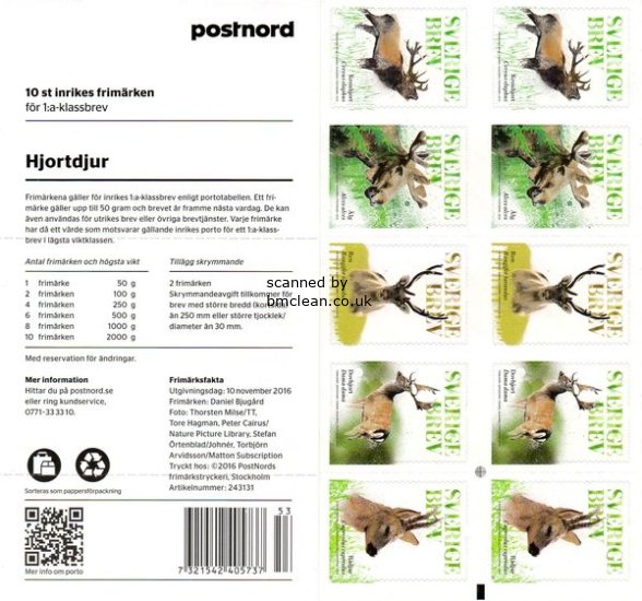 (image for) 2016 Fauna - Deer (Booklet)