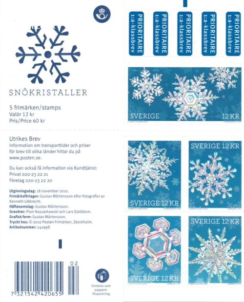 (image for) 2010 Christmas - Snowflakes (Booklet)