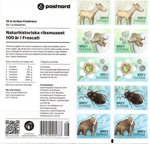 (image for) 2016 Museum of Natural History (Booklet)