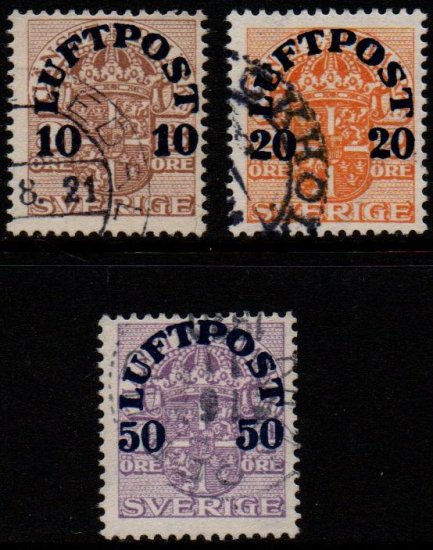 (image for) 1920 Airmail Overprints (F/U)