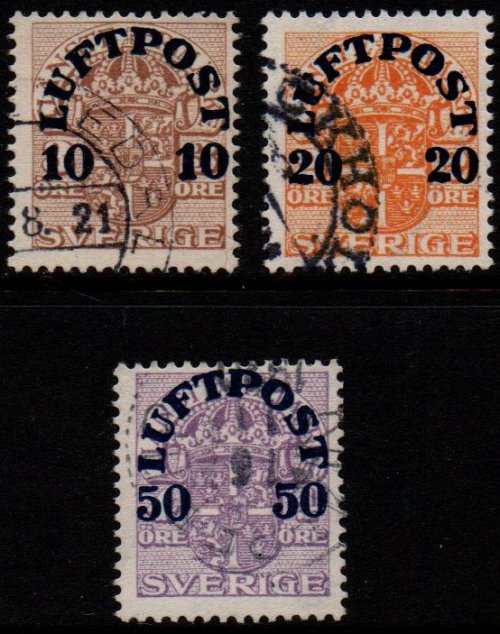 (image for) 1920 Airmail Overprints (F/U)