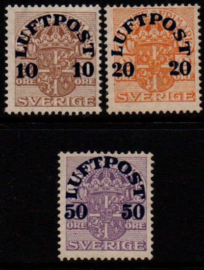 (image for) 1920 Airmail Overprints (U/M)