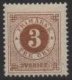 (image for) 3ø Brown Numeral Perf 13