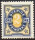 (image for) 2ø Yellow & Blue Numerals