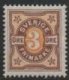 (image for) 3ø Orange & Brown Numerals