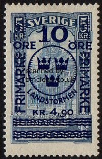 (image for) 10ø + 4 Kr. 90 on 5 Kr Blue