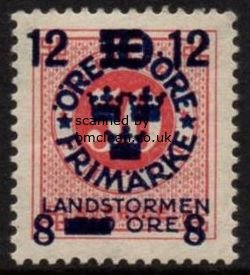 (image for) Overprint on 50ø Carmine
