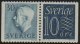 (image for) Gustav VI 30ø pair with 10ø Blue
