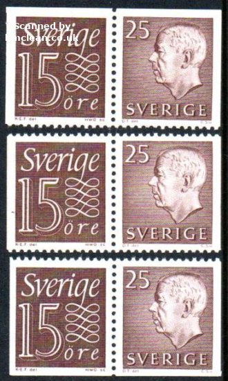 (image for) 15ø Brown pair with Gustav VI 25ø
