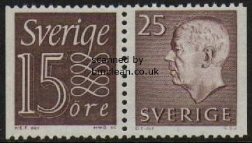 (image for) 15ø Brown pair with Gustav VI 25ø