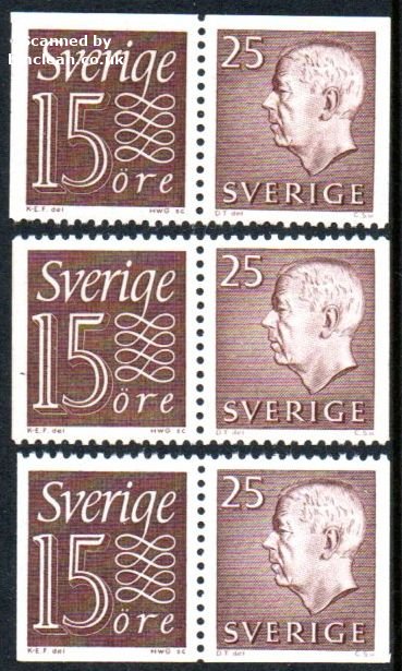 (image for) 15ø Brown pair with Gustav VI 25ø