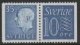 (image for) Gustav VI 35ø pair with 10ø Blue
