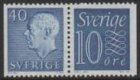 (image for) Gustav VI Pair 40ø and 10ø Blue