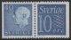 (image for) Gustav VI Pair 40ø and 10ø Blue