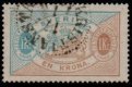 (image for) 1 Kr Blue and Brown