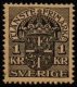 (image for) 1 Kr Black on Yellow