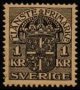(image for) 1 Kr Black on Yellow