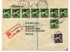 (image for) 1937 Registered Cover Stockholm to England