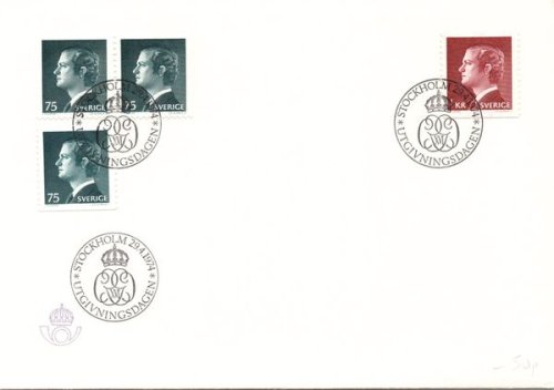 (image for) 1974 King Carl XVI Gustav Defins.
