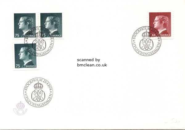 (image for) 1974 King Carl XVI Gustav Defins.